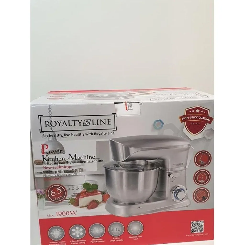 Food processor - 1900W - Red