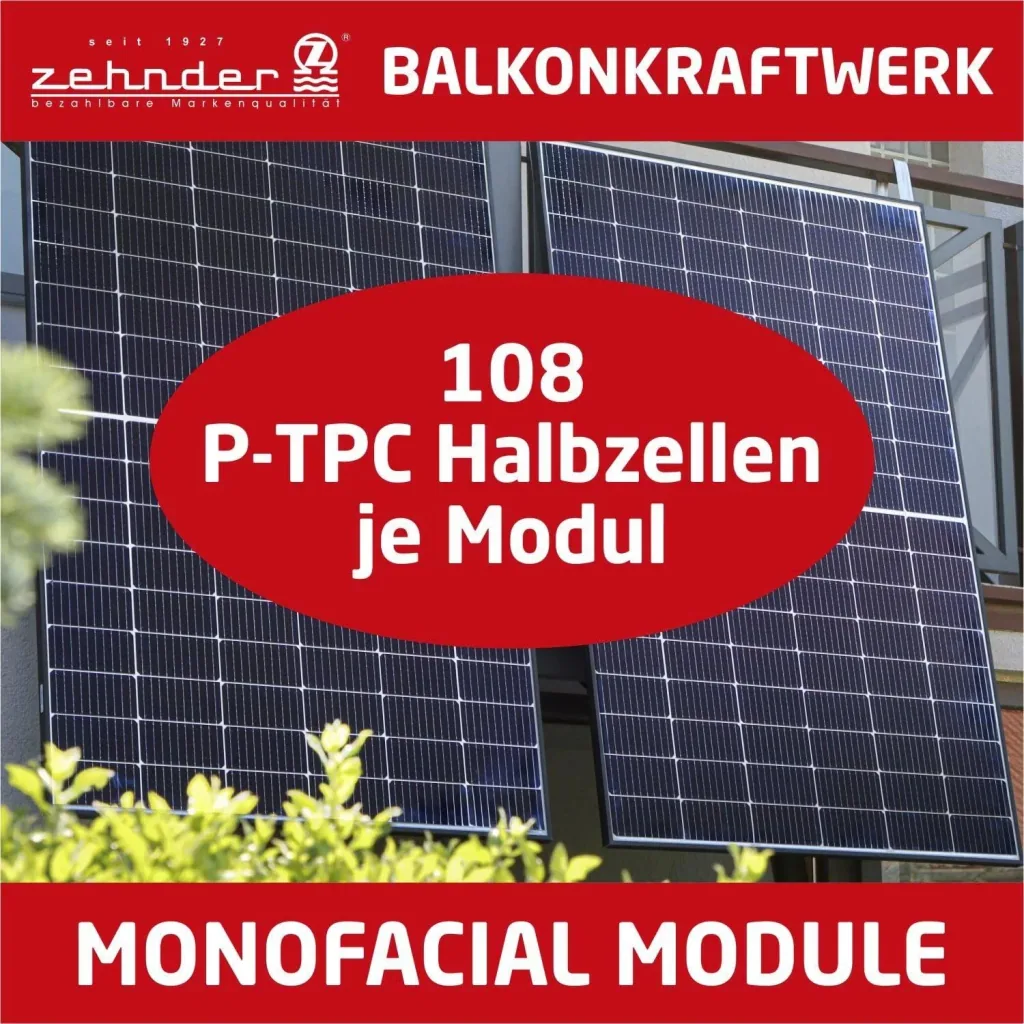 Premium balcony power system 600 watts, plug-in ready