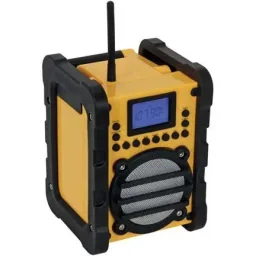 Robust PLL construction site radio - With wireless Bluetooth connection