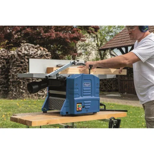 HMS1080 planer and thicknesser + HD12 dust extraction system - 230V | 1500W