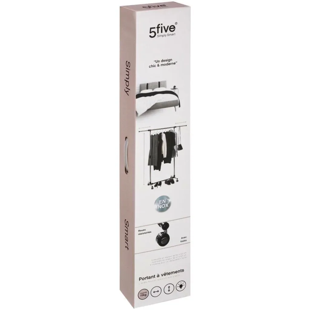Clothes rack on wheels - SS - 163x42.5x150 cm