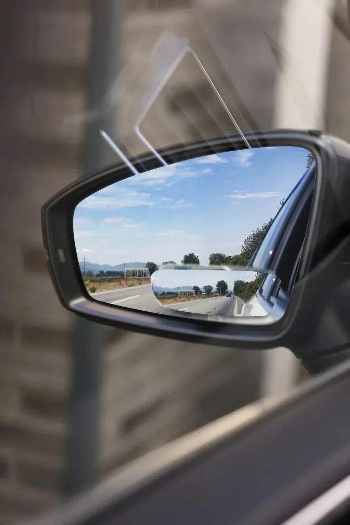 Blind spot exterior mirrors for gluing, set of 2