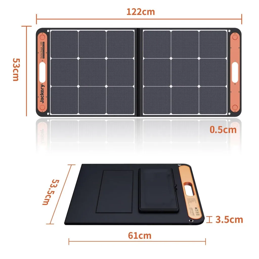 Foldable solar panel SolarSaga 100