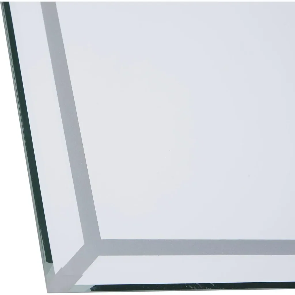 LED bathroom mirror wall mirror touch switch energy class A aluminum frame silver 50 x 3 x 70 cm