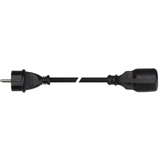 Extension cable - 15M - rubber - earth pin - 3G1.5 - IP44