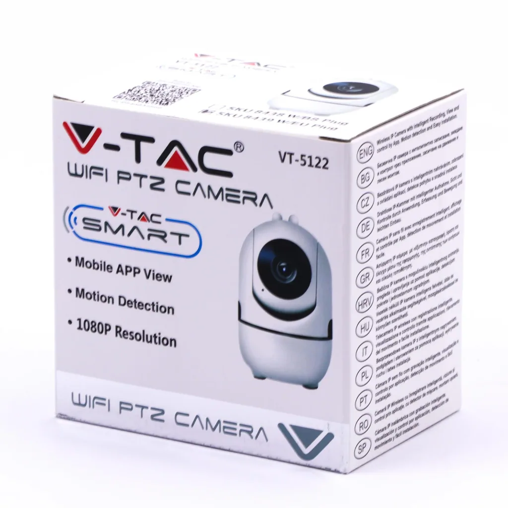 VT-5122 IP Camera - Indoor - Pan/Tilt - Auto Tracking - 10M Night Vision - FHD 1080P