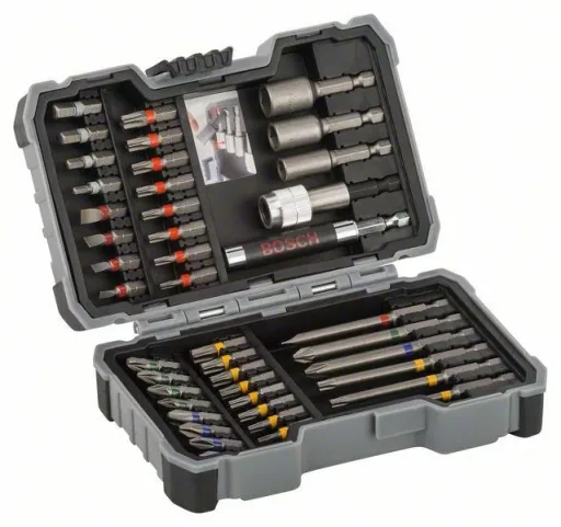 Screw bits and socket wrench set, 43 pieces
