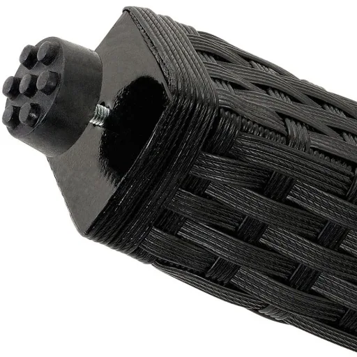 Polyrattan seats 17 pieces black stackable