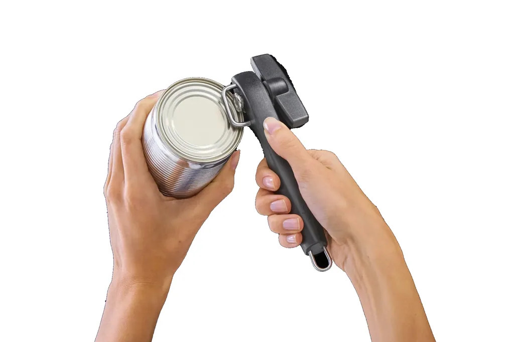 Safety can opener, black