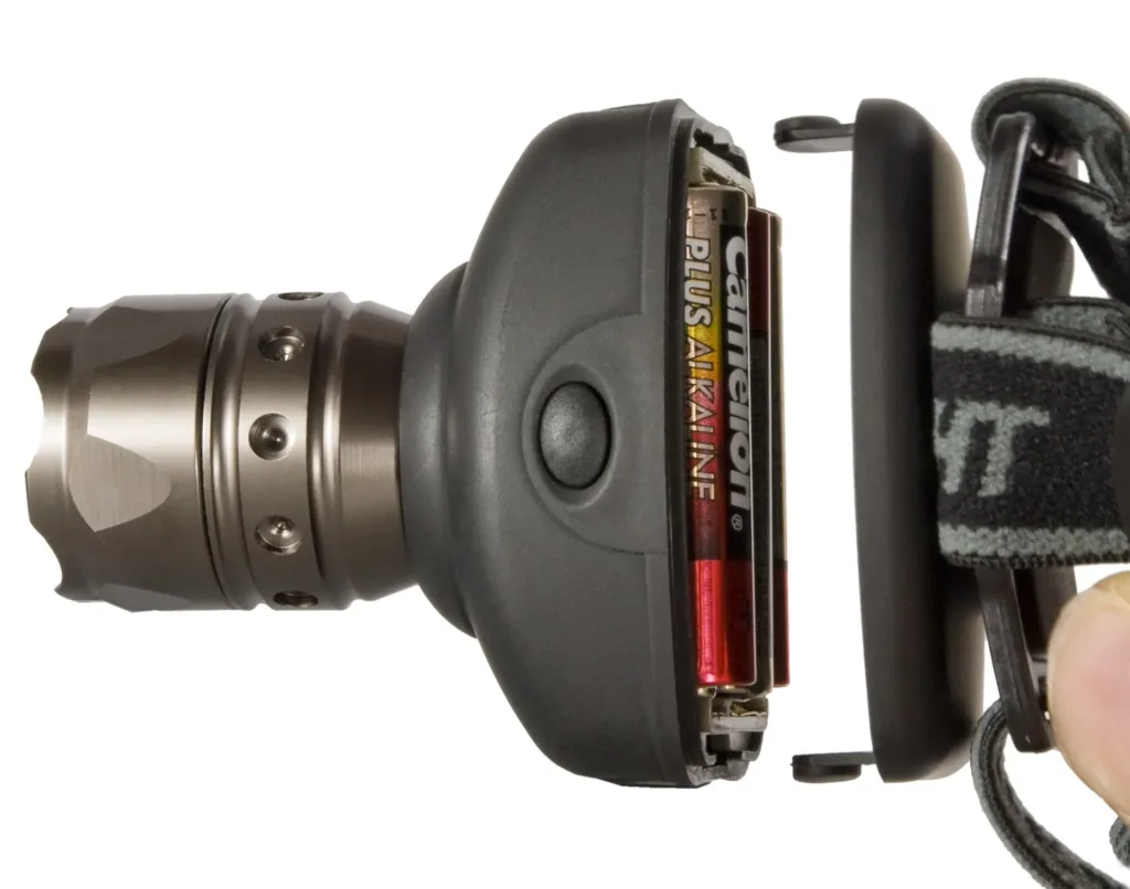 Headlamp 3 Watt LED with zoom function - incl. batteries