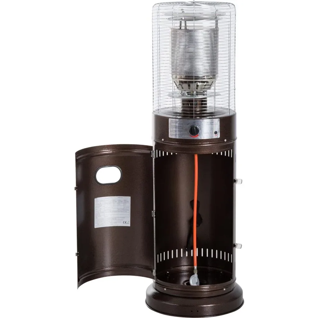 Bronze patio heater