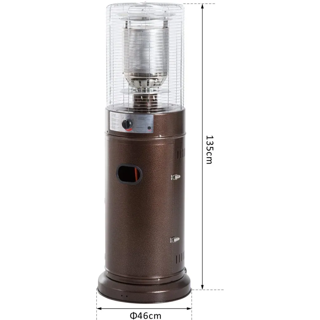 Bronze patio heater