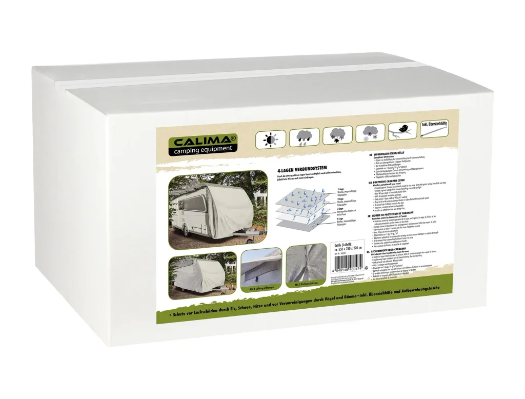 Caravan protective cover approx. 550 x 250 x 220 cm