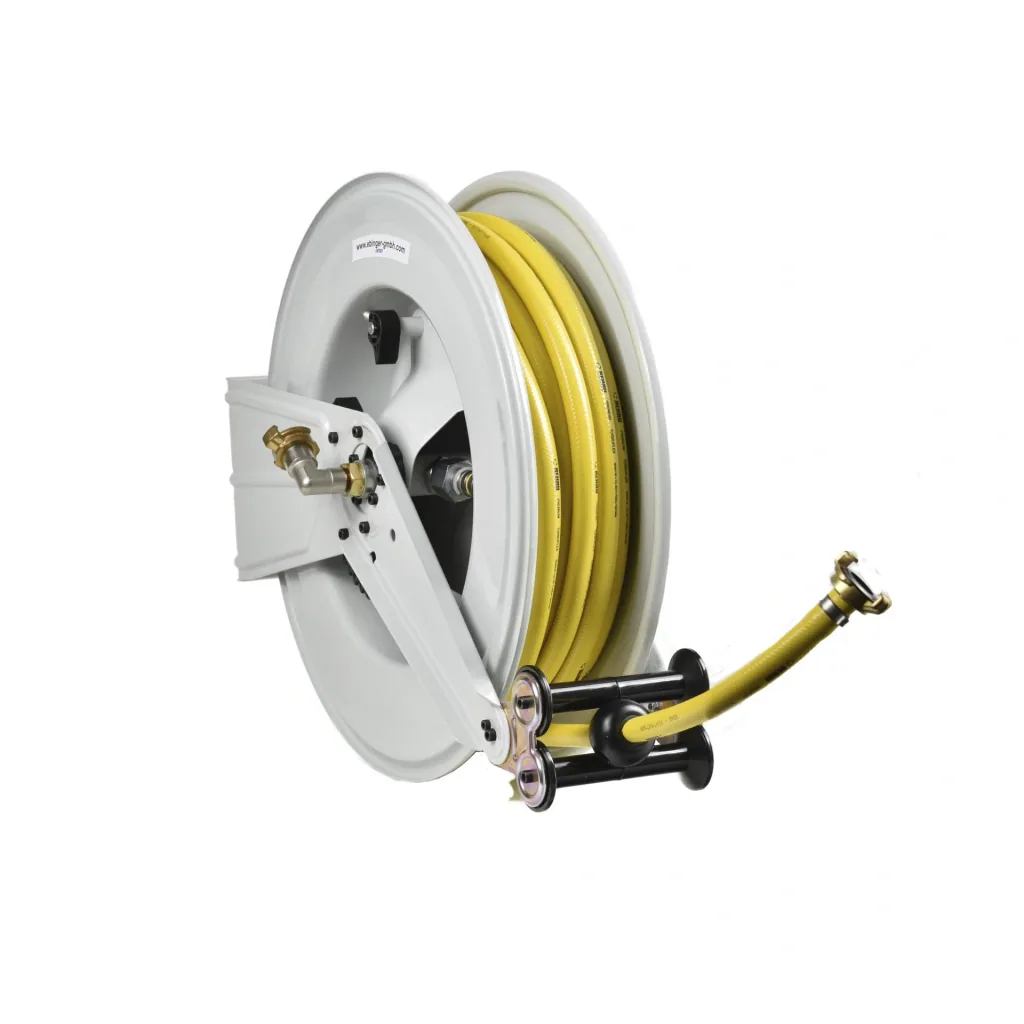 Hose reel OSM510 with 25 m PVC fabric hose