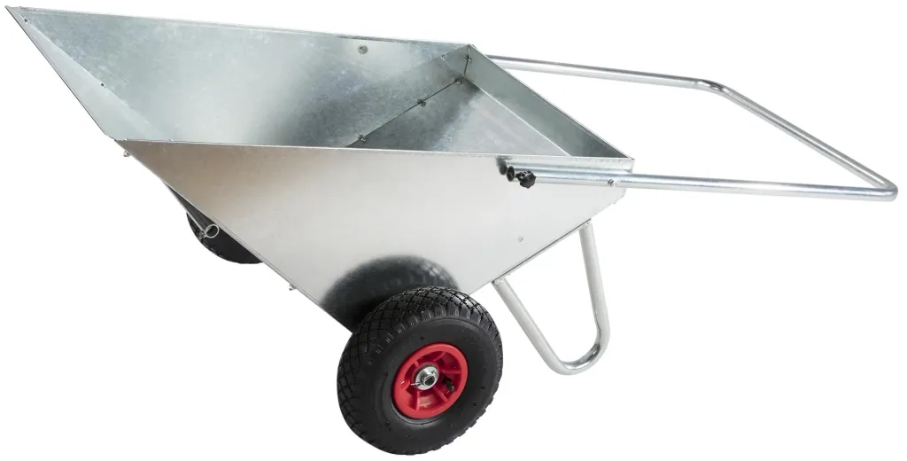 Tipping trolley galvanized universal transport cart