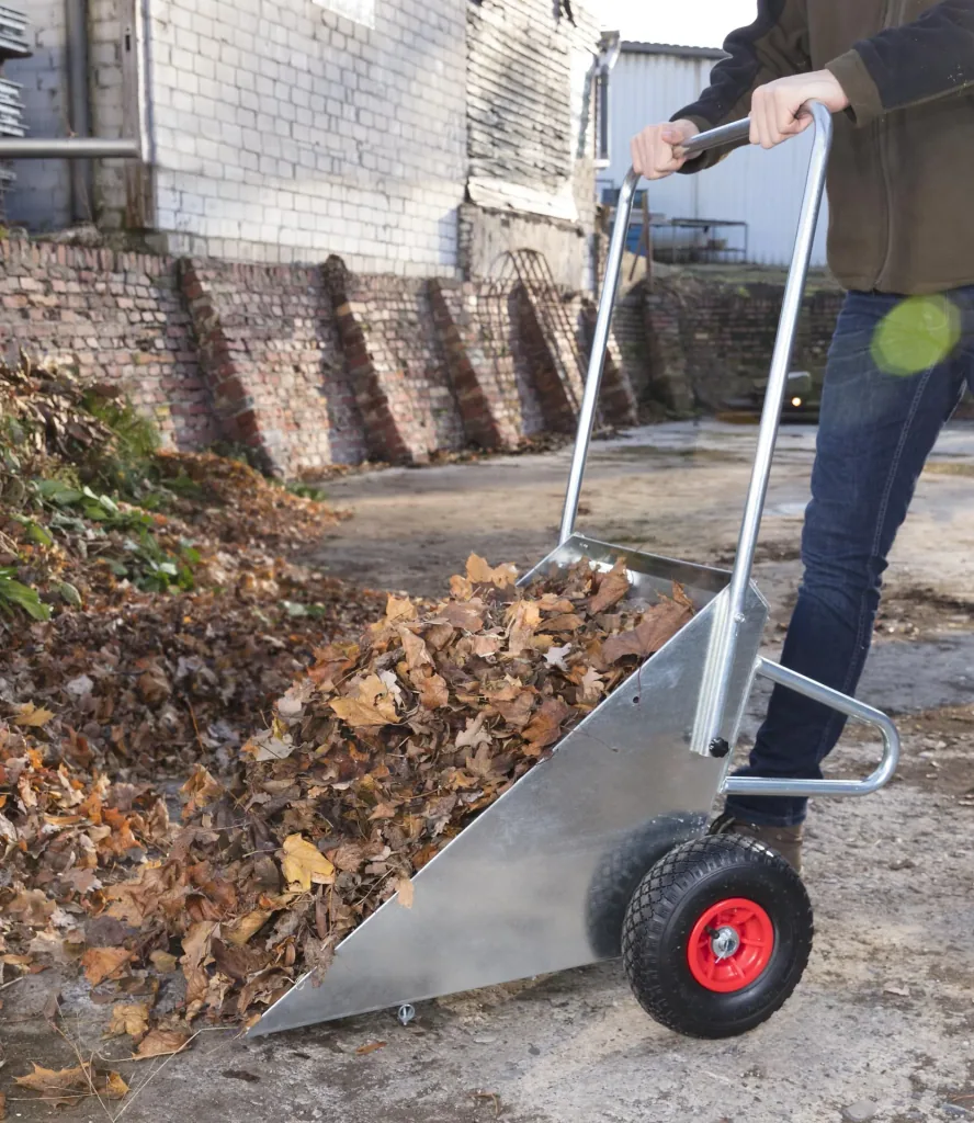 Tipping trolley galvanized universal transport cart
