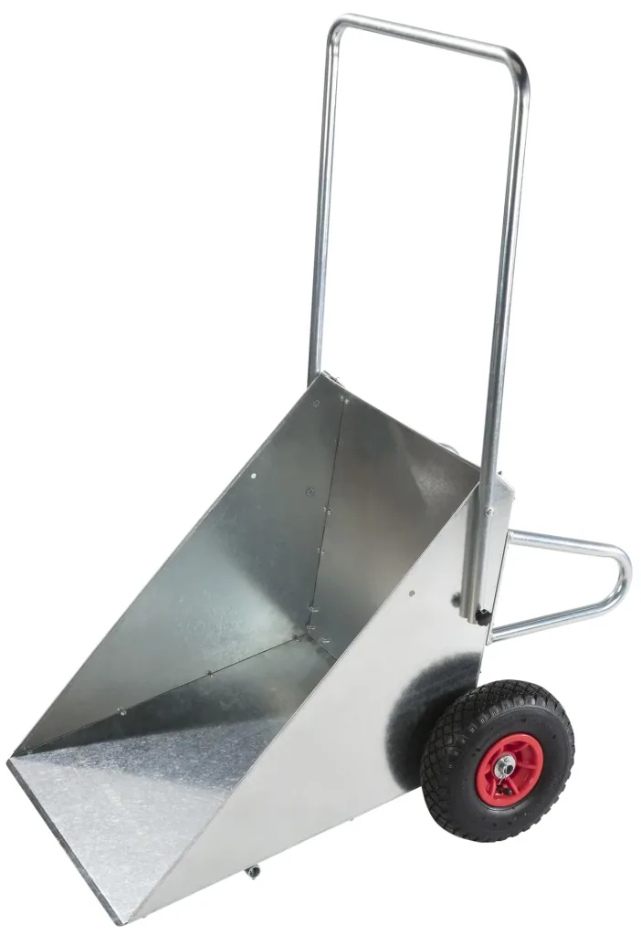 Tipping trolley galvanized universal transport cart
