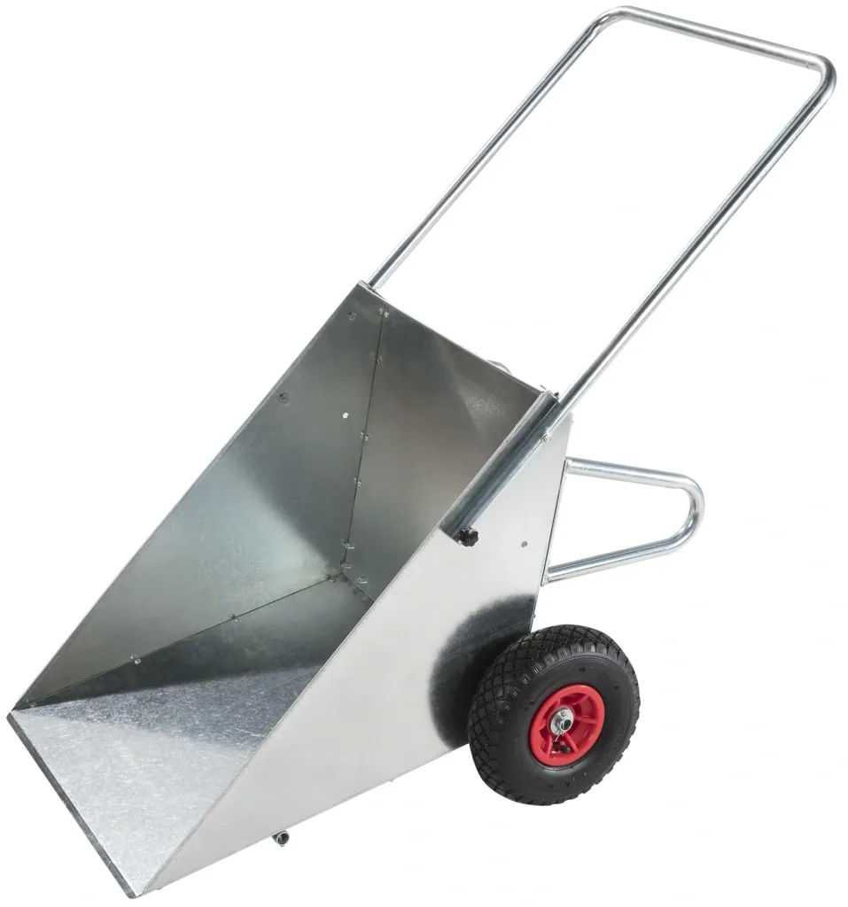 Tipping trolley galvanized universal transport cart