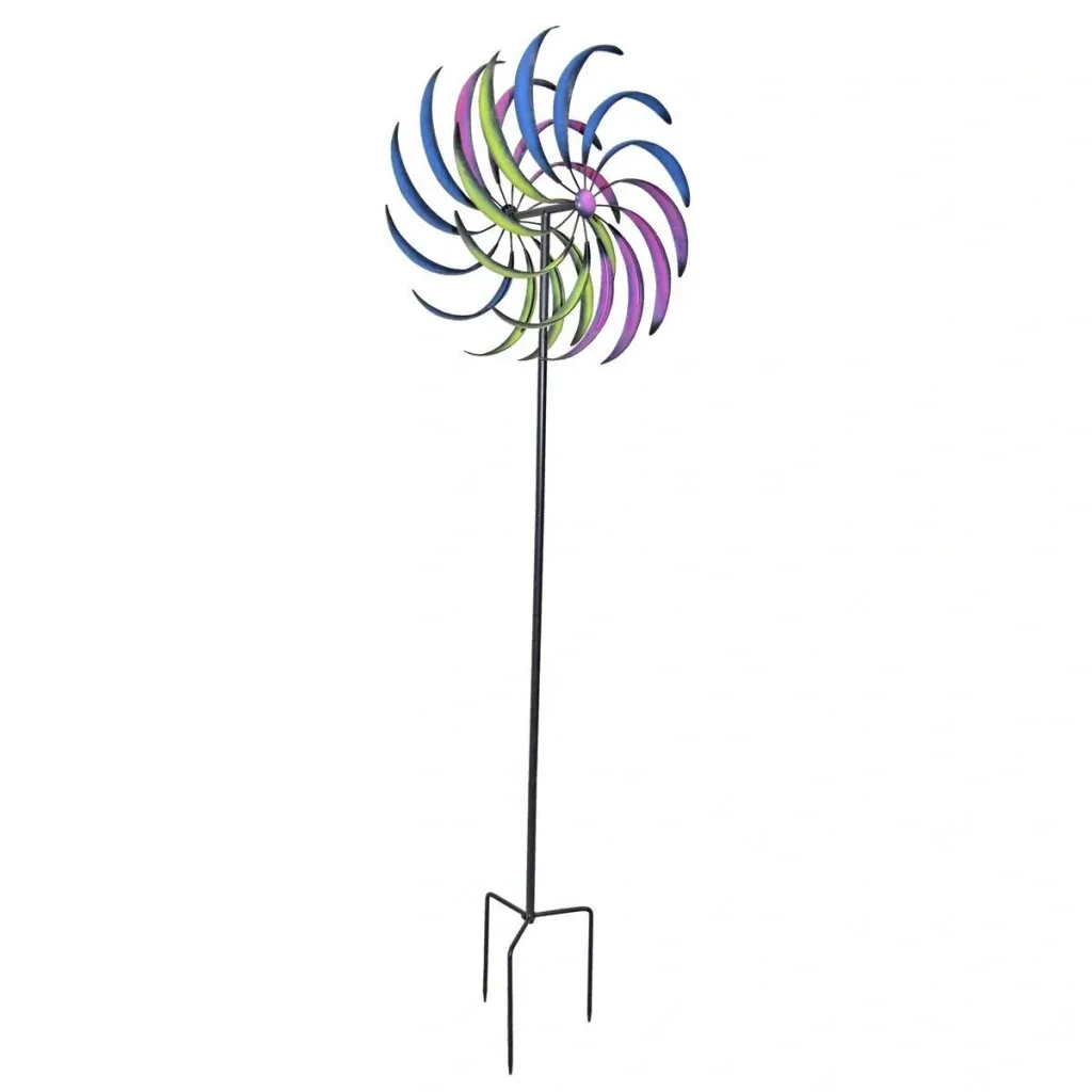 Garden decoration windmill on stand