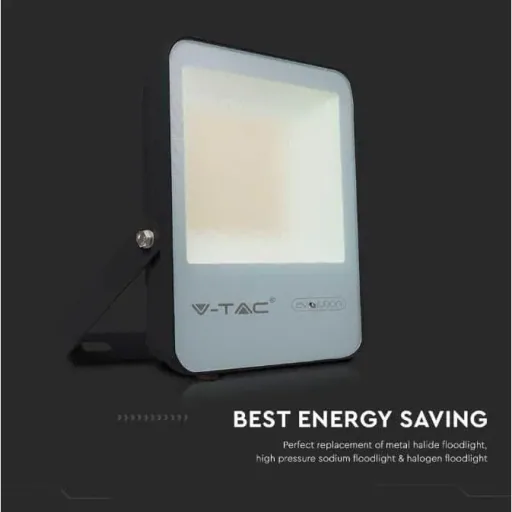 VT-30185 LED Floodlight - 30 W - 4720 Lm - 4000K - Black - Extra Efficient