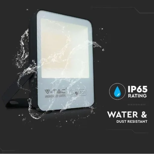 VT-30185 LED Floodlight - 30 W - 4720 Lm - 4000K - Black - Extra Efficient