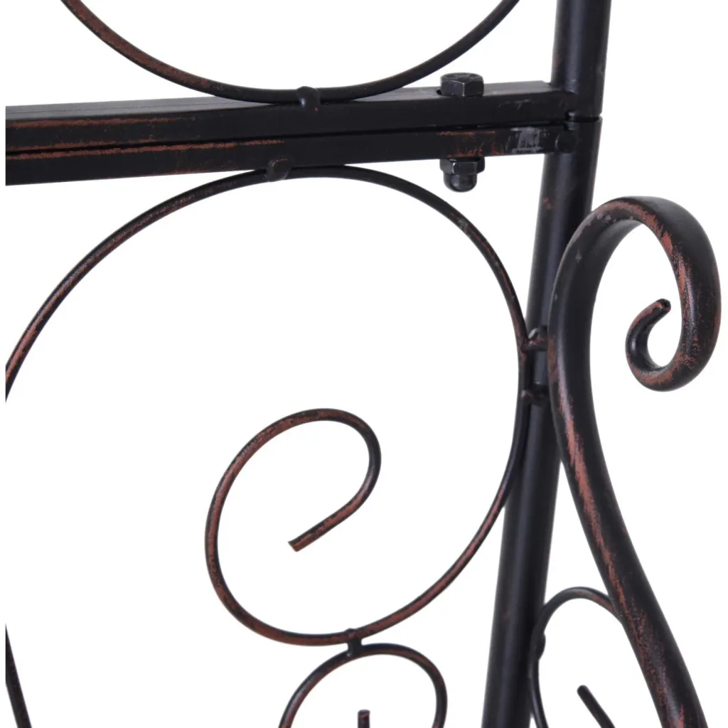 Archway trellis planting arch rose arch garden arched roof metal 120 x 30 x 226 cm