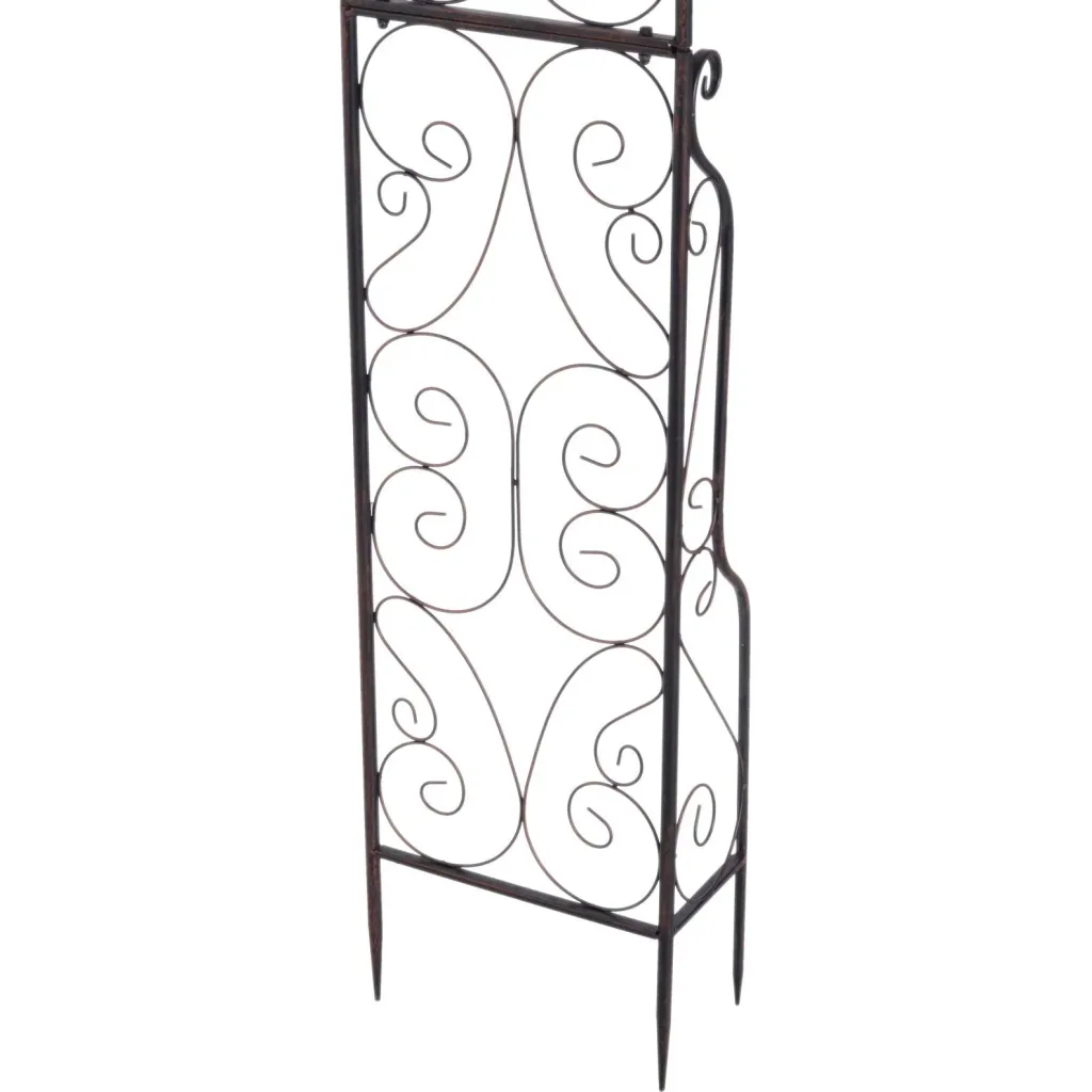 Archway trellis planting arch rose arch garden arched roof metal 120 x 30 x 226 cm