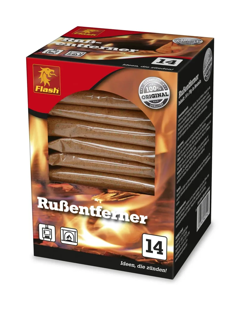 Soot remover powder, 14 bags