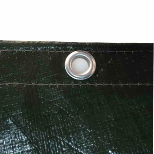 Round Tarp 210g/m², Waterproof, Tear Resistant, UV Resistant, green tarp, 5 Meter (19,64m²)