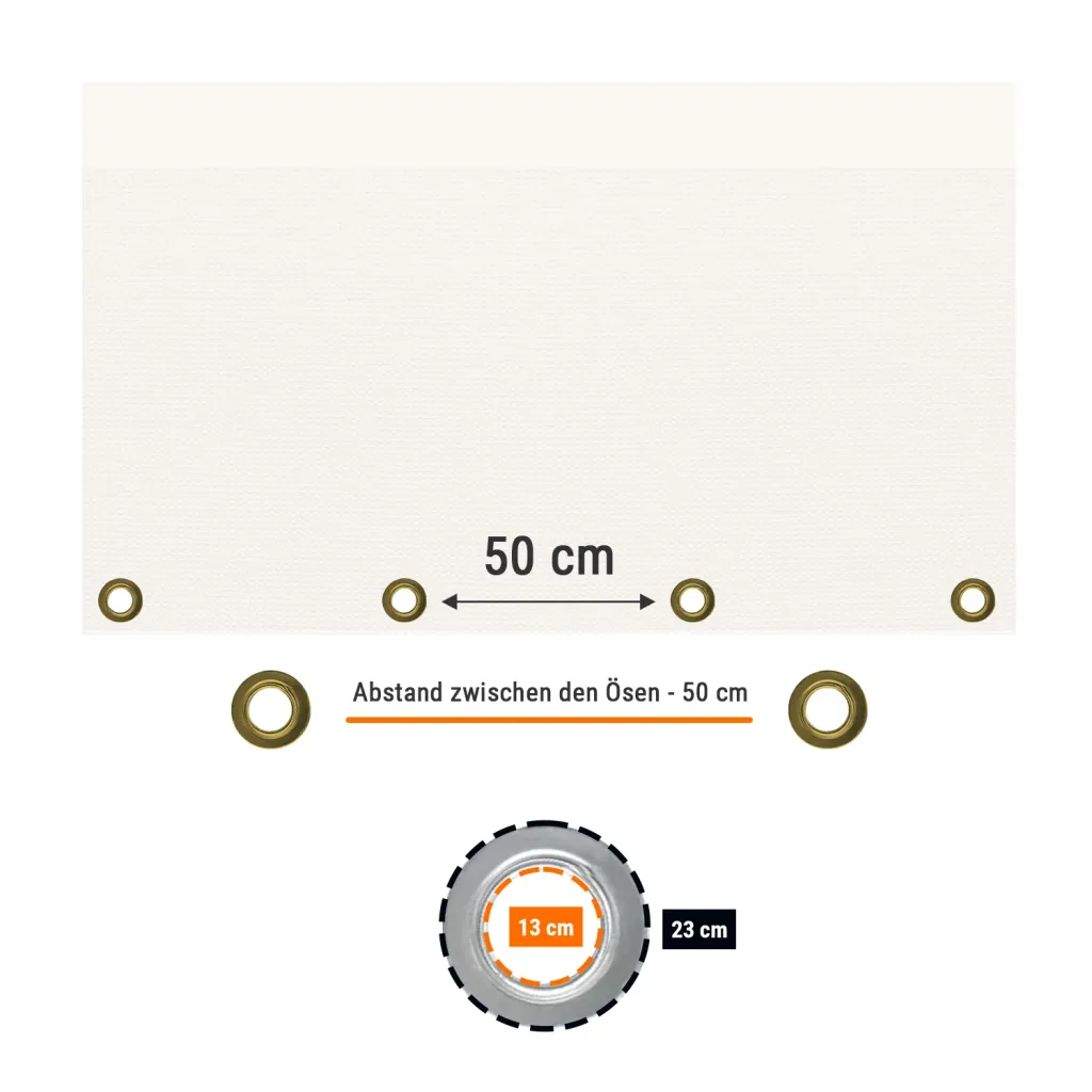 8x12m, 180 g/m², Heavy Duty Waterproof Tarpaulin - White,  UV Resistant