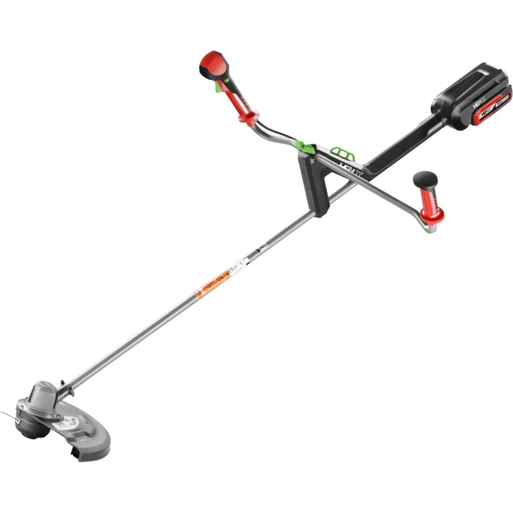 Grass trimmer with handles + 5.0 battery & quick charger 40V