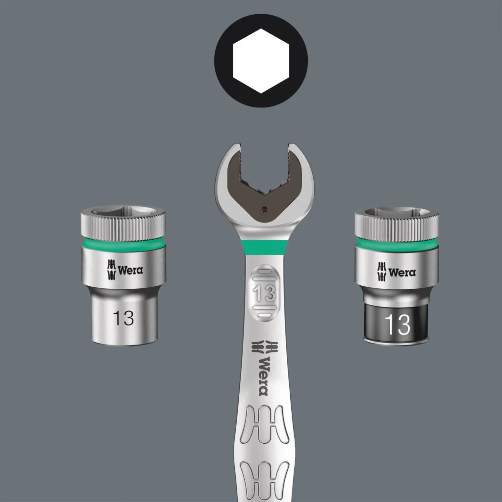Ratchet set Kraftform Kompakt Zyklop Speed, 26 pieces