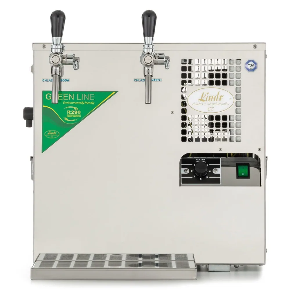 Water dispenser, sparkling water maker, carbonated water maker, soda maker - AS-45, 2-lines