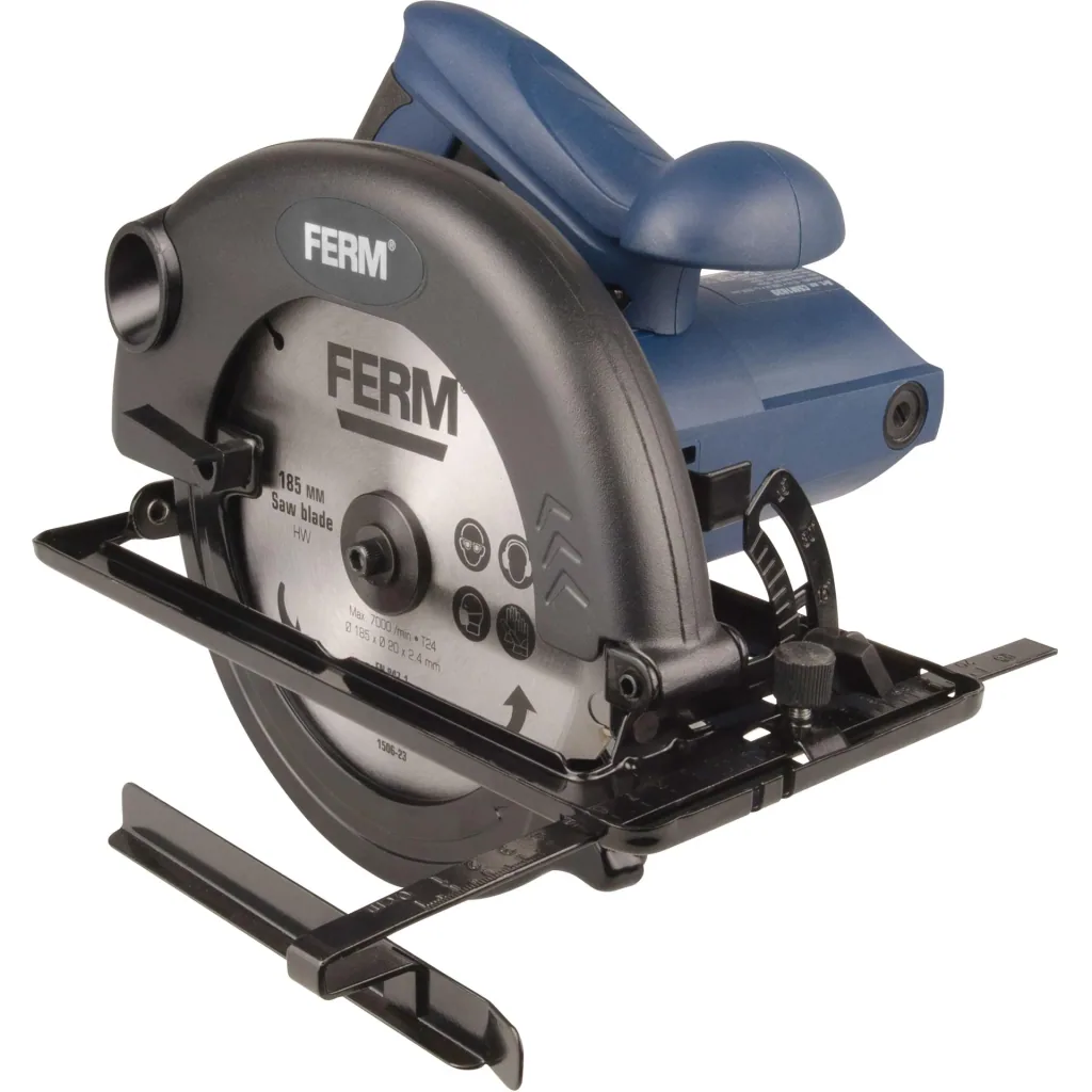 CSM1039 circular saw 1200W - 185mm - spindle lock - parallel guide - adjustable base plate (45 and 90 degrees) - incl.