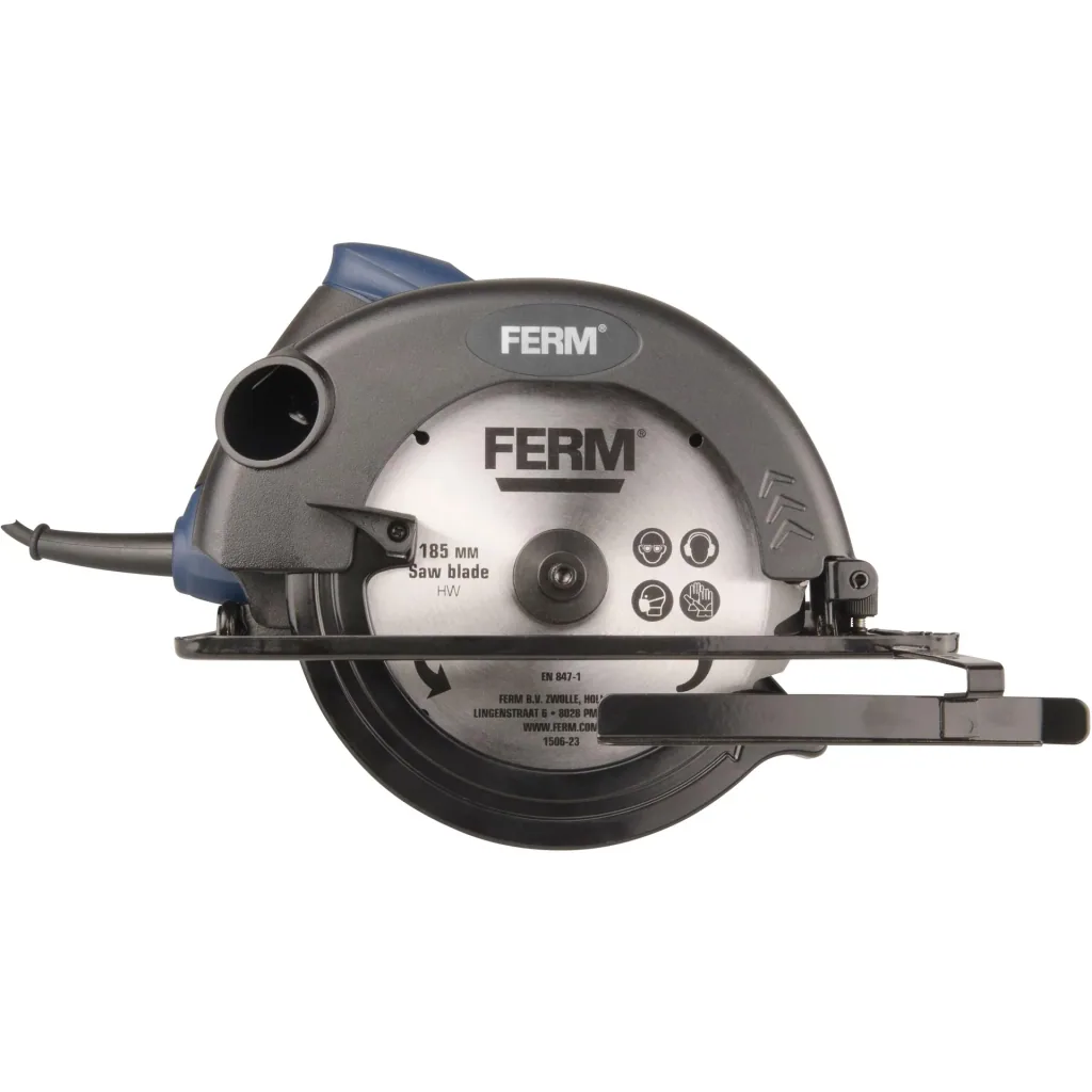 CSM1039 circular saw 1200W - 185mm - spindle lock - parallel guide - adjustable base plate (45 and 90 degrees) - incl.