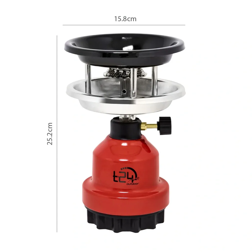 Campingkocher 2 in 1 NO-191 rot