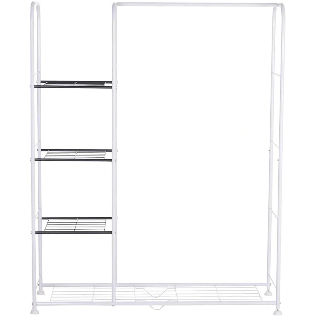 Coat rack with shelf