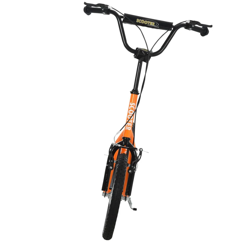 Children's scooter with handbrake