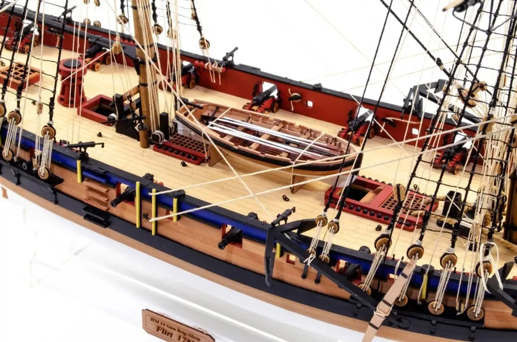 HMS Flirt kit in 1:64 scale