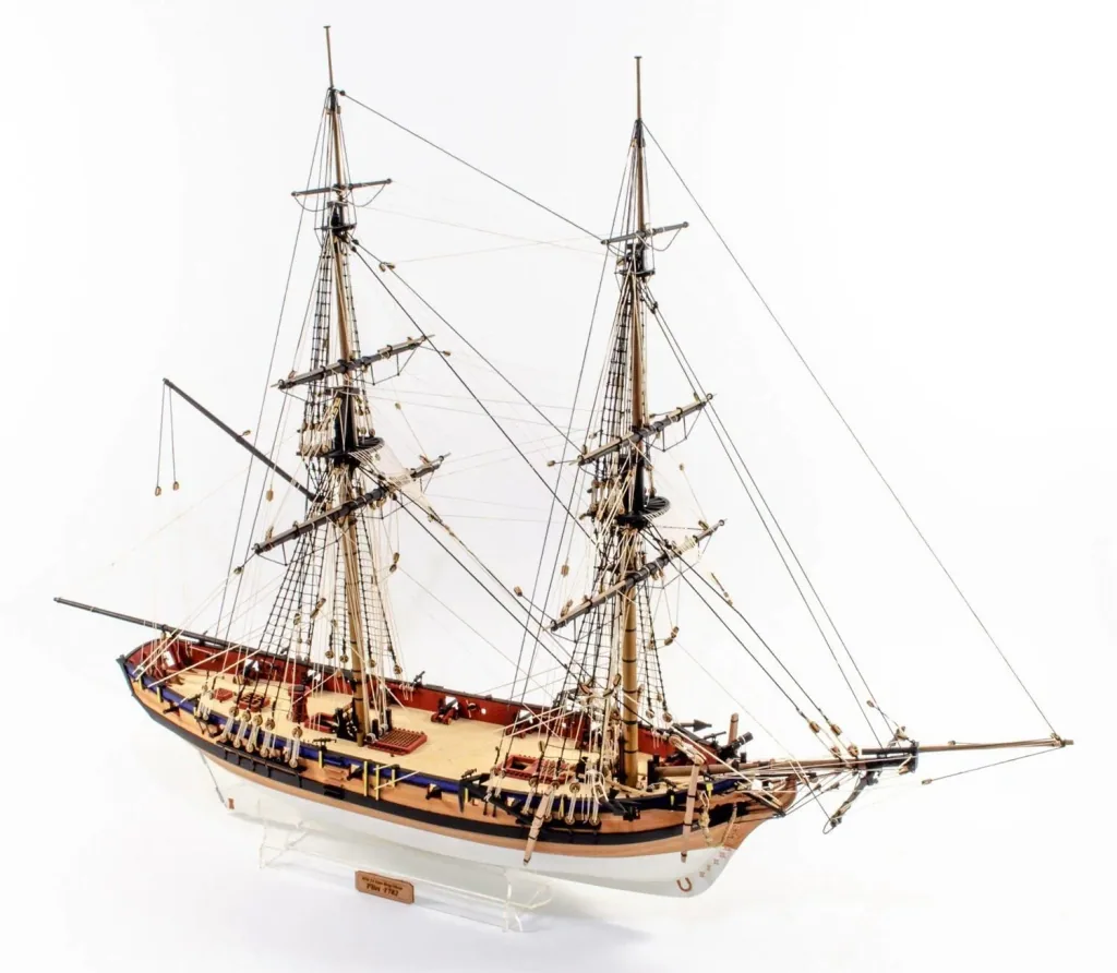 HMS Flirt kit in 1:64 scale