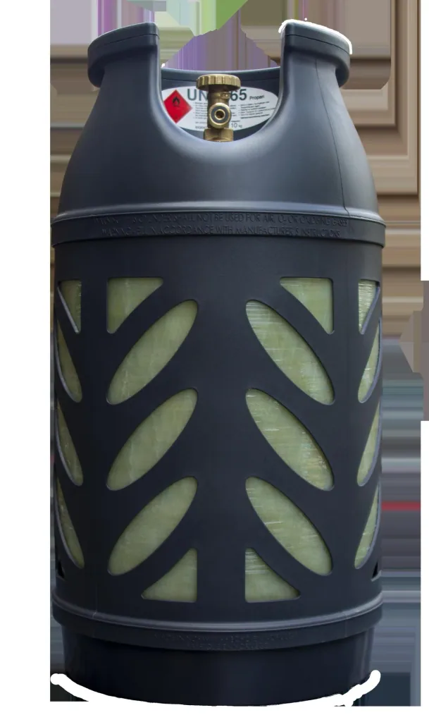 Propane gas cylinder Composite, 10 kg, plastic cylinder