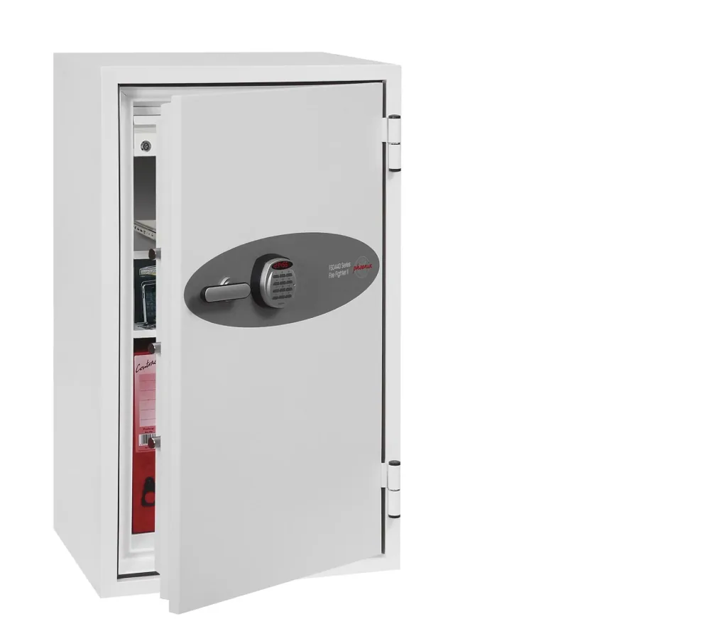 Fire Fighter fireproof safe size 4 with fingerprint lock