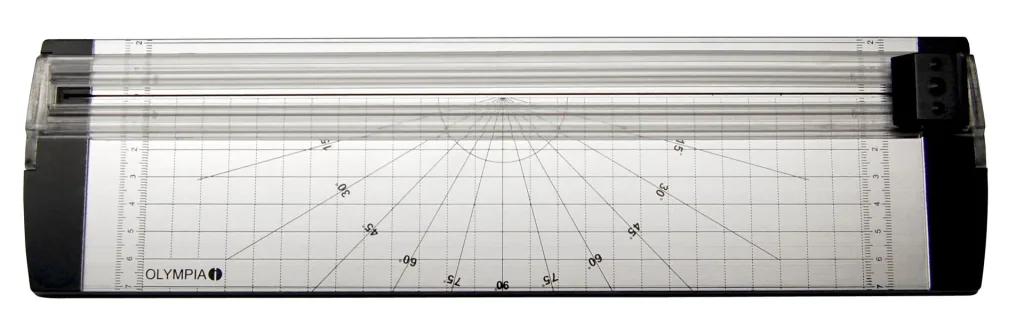 4-in-1 laminator set with ruler, corner rounder and foils