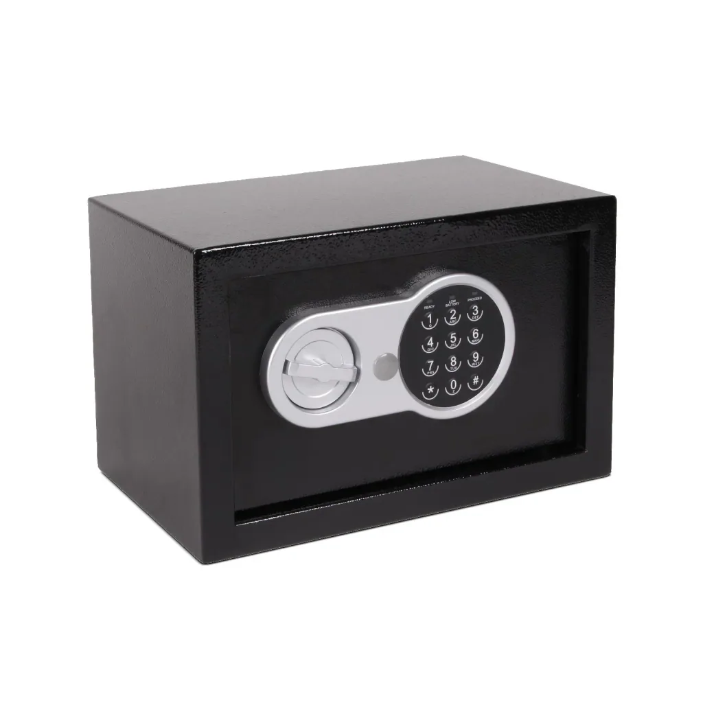 Safe with electronic combination lock