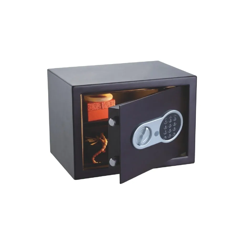 Safe with electronic combination lock