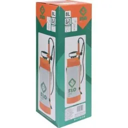 Pressure sprayer 8L with carrying strap and pressure gauge