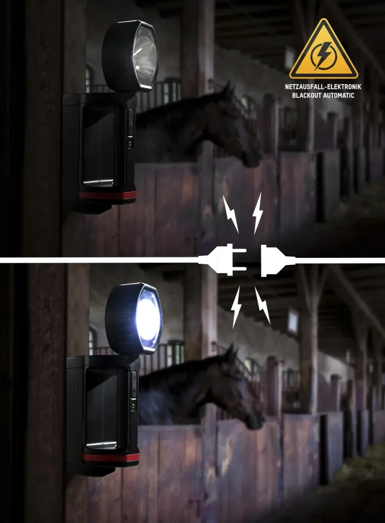Cordless handheld spotlight HS20R Pro