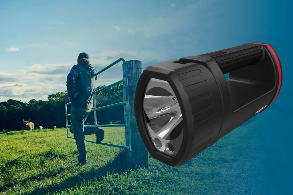 Cordless handheld spotlight HS20R Pro