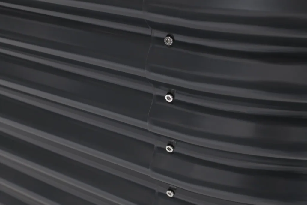 Raised Garden Bed Grow Faster, 160×80×82 cm, Anthracite – Galvanized Corrugated Metal