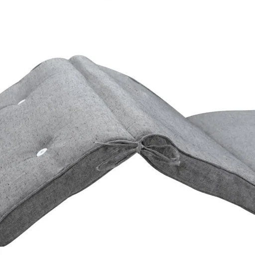 Garden Cushion - For Lounger - 196x55x5cm - Grey